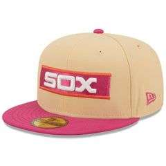 Chicago White Sox 1933 MLB All-Star Game 50th Anniversary Mango Passion 59FIFTY Fitted Hat Orange/Pink