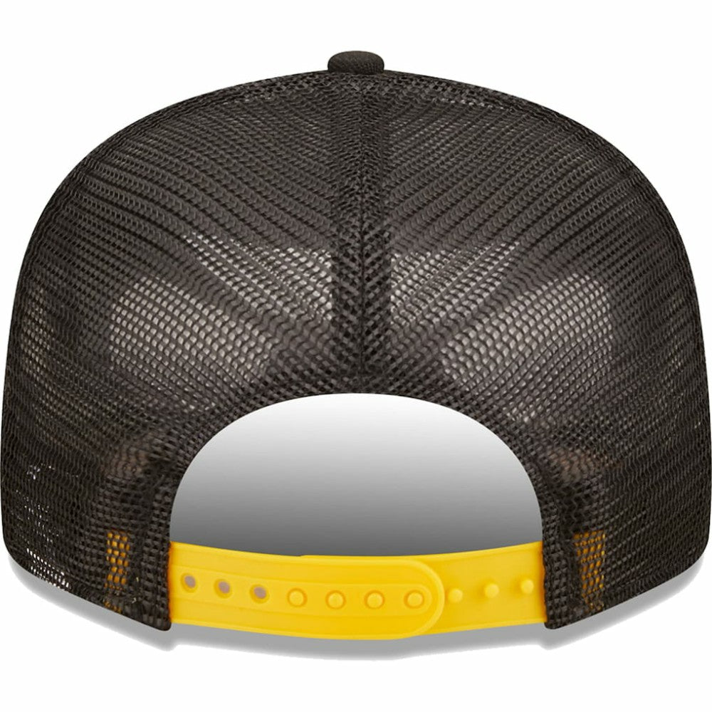 Pittsburgh Pirates Patriot Trucker 9FIFTY Snapback Hat Black