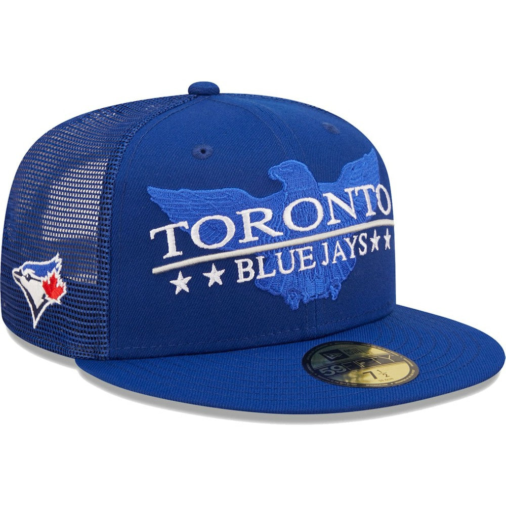 Toronto Blue Jays Patriot Trucker 9FIFTY Snapback Hat Royal