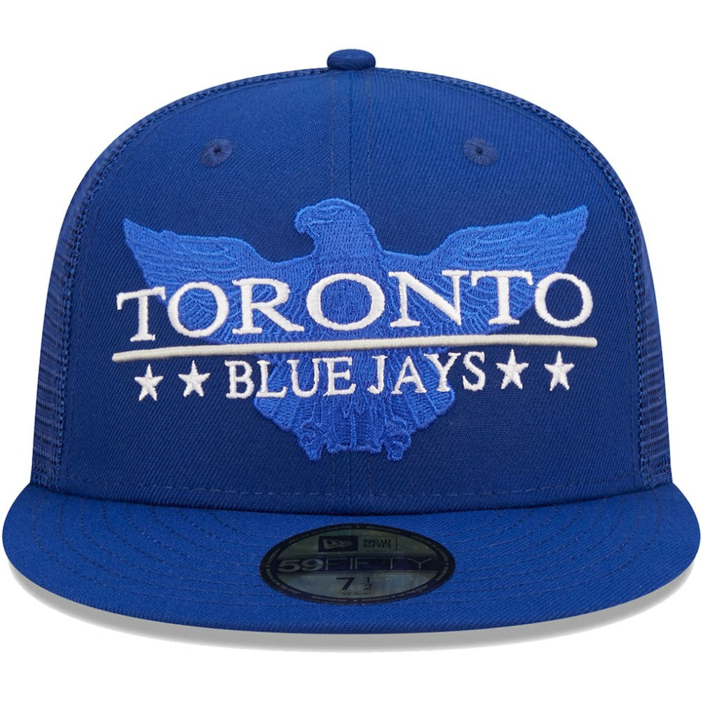 Toronto Blue Jays Patriot Trucker 9FIFTY Snapback Hat Royal