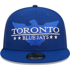 Toronto Blue Jays Patriot Trucker 9FIFTY Snapback Hat Royal