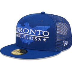 Toronto Blue Jays Patriot Trucker 9FIFTY Snapback Hat Royal