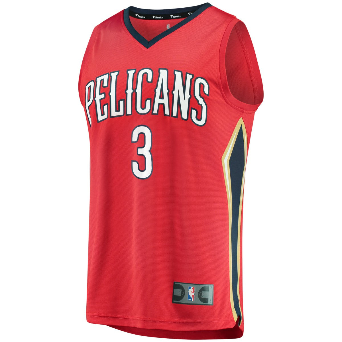C.J. McCollum New Orleans Pelicans Youth Fast Break Replica Player Jersey Red - Statement Edition for sale