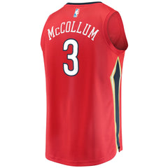C.J. McCollum New Orleans Pelicans Youth Fast Break Replica Player Jersey Red - Statement Edition for sale
