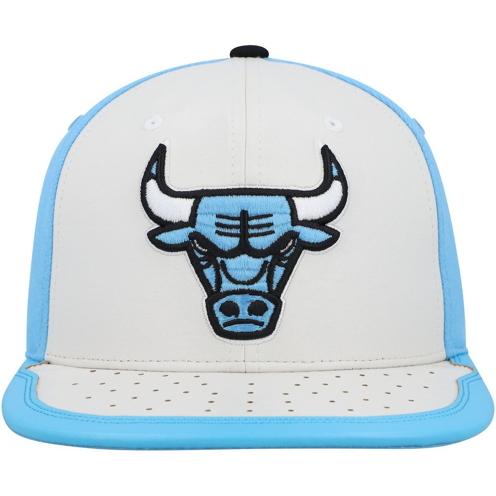 Chicago Bulls Day One Snapback Hat - White/Light Blue shop