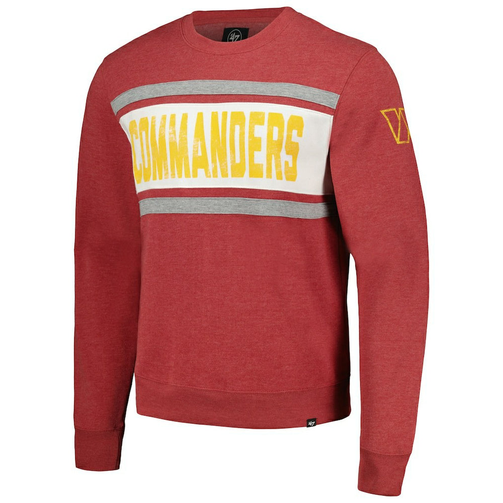 Washington Commanders '47 Bypass Tribeca Pullover Sweatshirt - Heathered Burgundy cheap