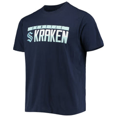 Seattle Kraken Levelwear Richmond Wordmark T-Shirt - Navy T-shirts
