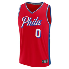 Tyrese Maxey Philadelphia 76ers Fast Break Replica Player Jersey - Statement Edition - Red online