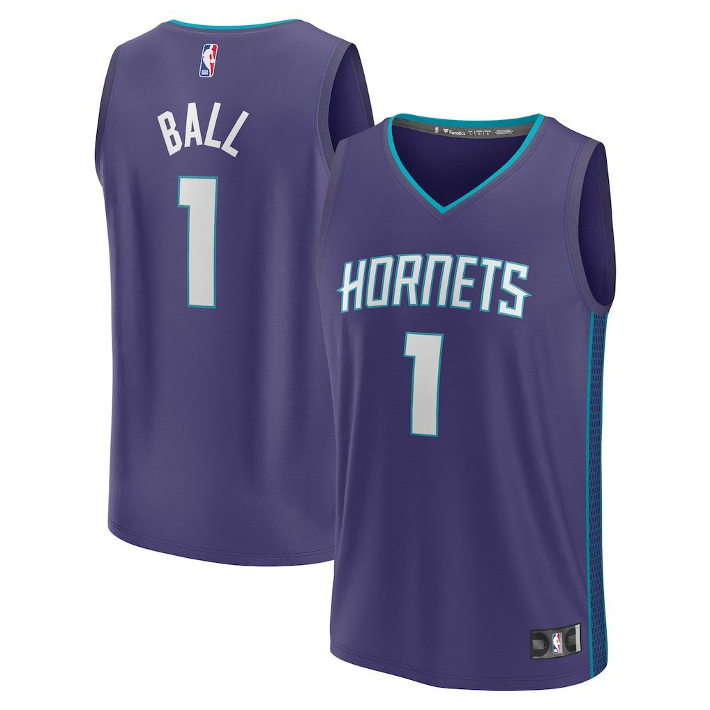 LaMelo Ball Charlotte Hornets Fast Break Replica Player Jersey - Statement Edition - Purple shop