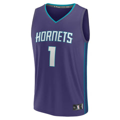 LaMelo Ball Charlotte Hornets Fast Break Replica Player Jersey - Statement Edition - Purple shop