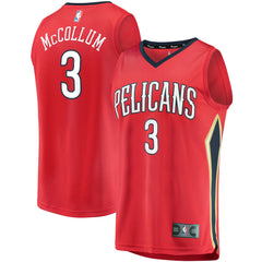 C.J. McCollum New Orleans Pelicans Fast Break Replica Player Jersey - Statement Edition - Red discount