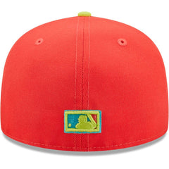 Boston Red Sox   Lava Highlighter Combo 59FIFTY Fitted Hat Red/Neon Green