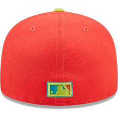 New York Yankees   Lava Highlighter Combo 59FIFTY Fitted Hat Red/Neon Green