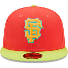 San Francisco Giants   Lava Highlighter Combo 59FIFTY Fitted Hat Red/Neon Green