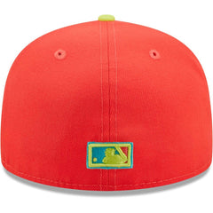 San Francisco Giants   Lava Highlighter Combo 59FIFTY Fitted Hat Red/Neon Green