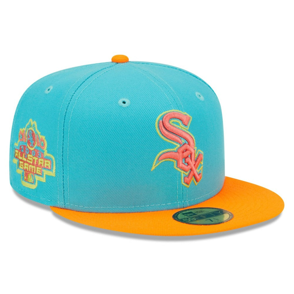 Chicago White Sox Vice Highlighter 59FIFTY Fitted Hat Blue/Orange