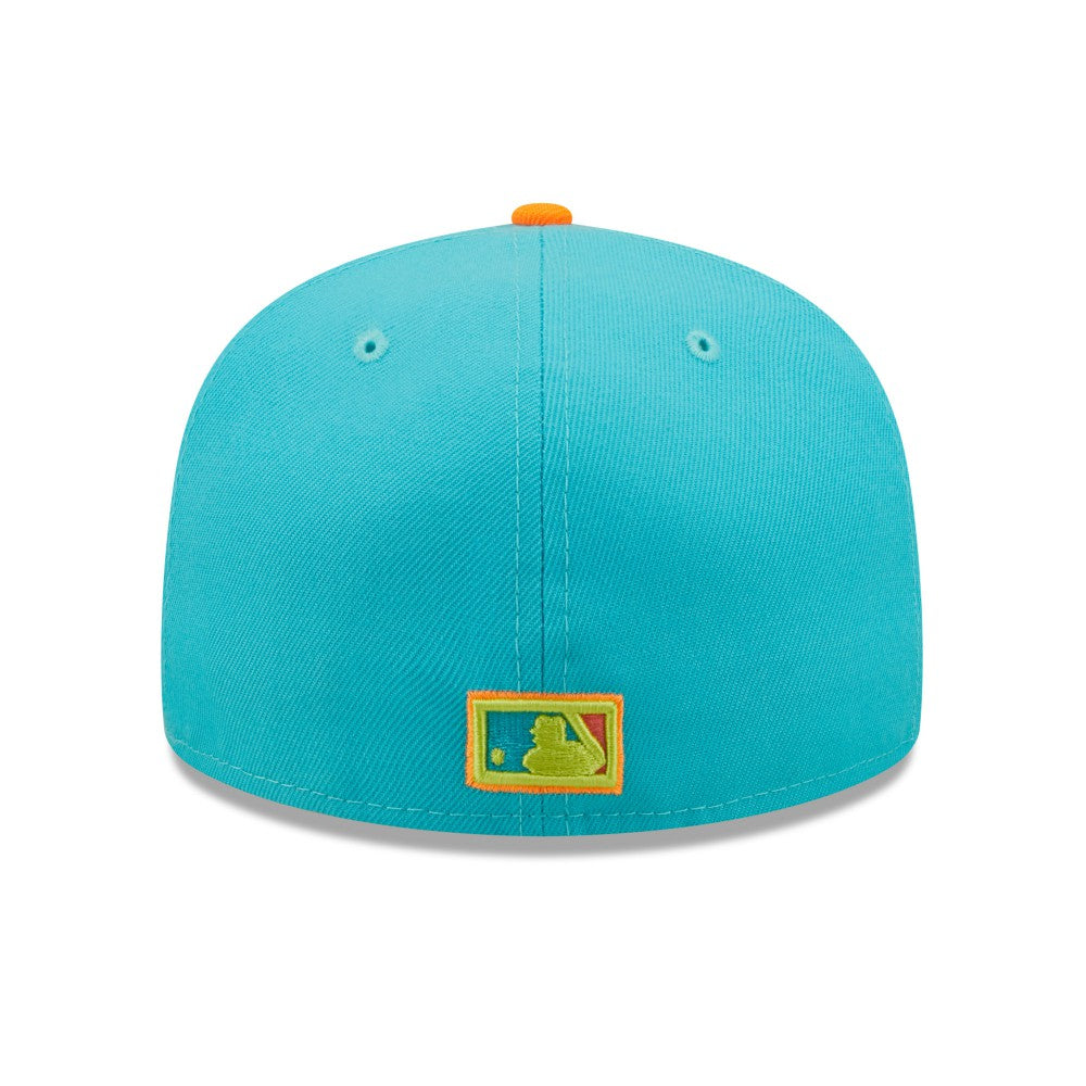 Los Angeles Dodgers Vice Highlighter 59FIFTY Fitted Hat Blue/Orange