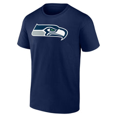 Seattle Seahawks Team Authentic Personalized Name & Number T-Shirt - College Navy cheap