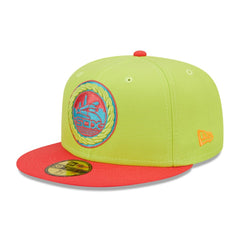 Chicago White Sox 1983 MLB All-Star Game Cyber Highlighter 59FIFTY Fitted Hat Green/Red