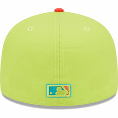 Los Angeles Dodgers Cyber Highlighter 59FIFTY Fitted Hat Green/Red