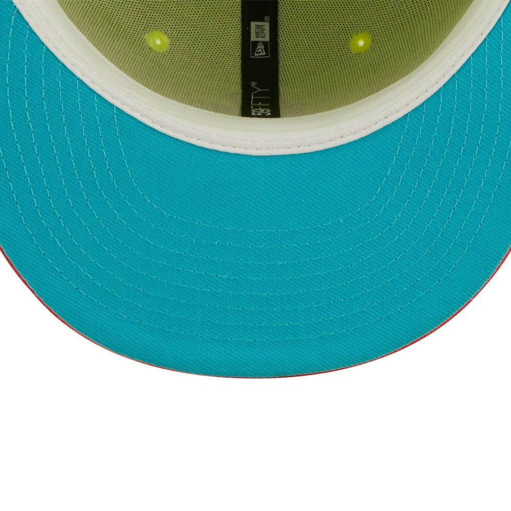 New York Yankees Cyber Highlighter 59FIFTY Fitted Hat Green/Red