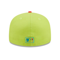 Washington Nationals 2008 Inaugural Season Cyber Highlighter 59FIFTY Fitted Hat Green/Red