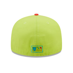 Los Angeles Dodgers Cyber Highlighter 59FIFTY Fitted Hat Green/Red