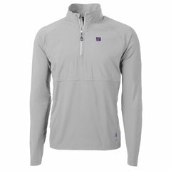 New York Giants Cutter & Buck Adapt Eco Knit Hybrid Recycled Quarter-Zip Raglan Jacket - Gray online