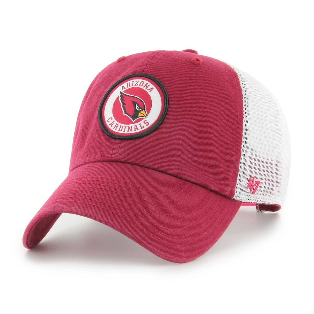 Arizona Cardinals '47 Highline Clean Up Trucker Snapback Hat - Cardinal/White discount