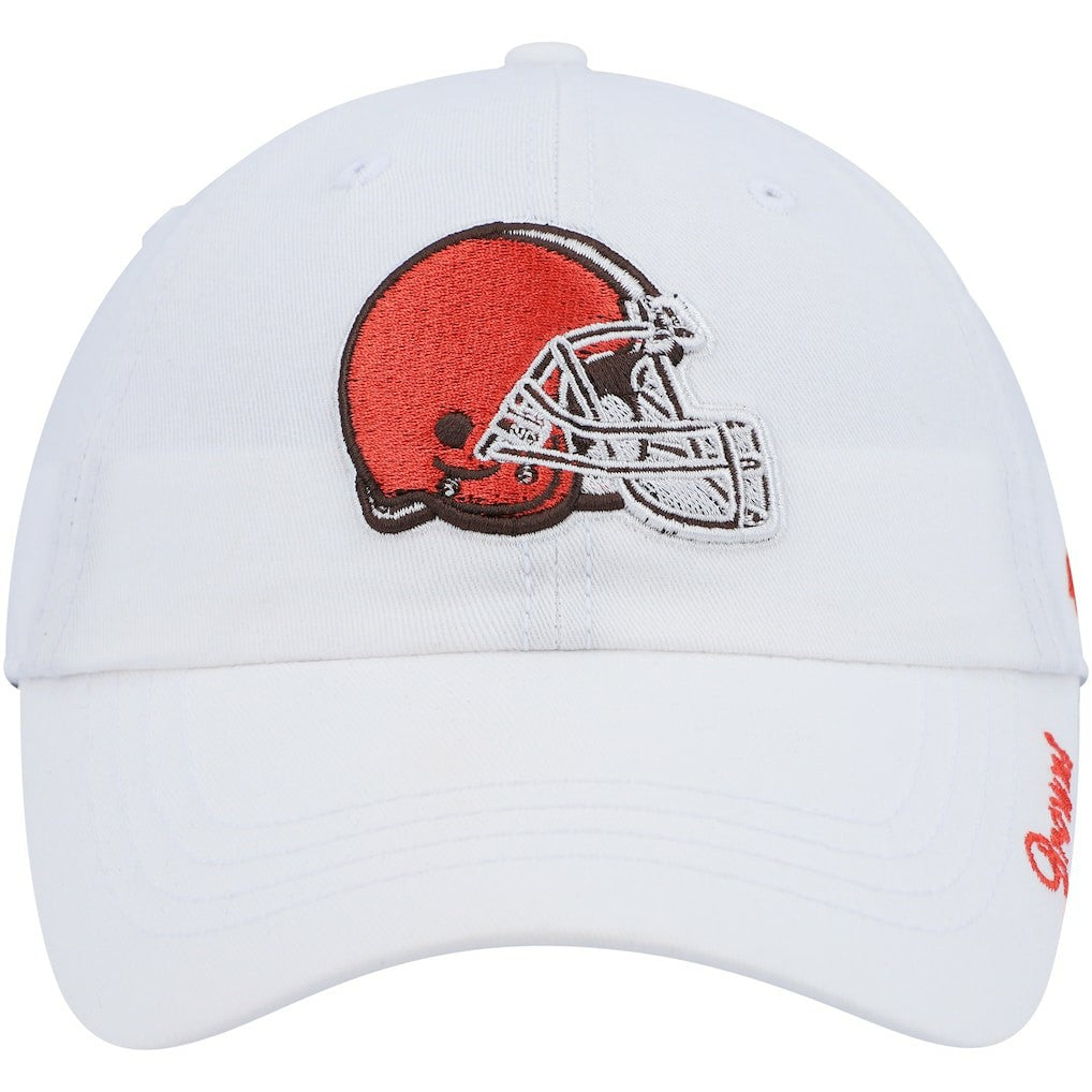 Cleveland Browns '47 Women's Miata Logo Clean Up Adjustable Hat - White outlet