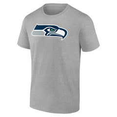 Seattle Seahawks Team Authentic Custom T-Shirt - Heathered Gray online