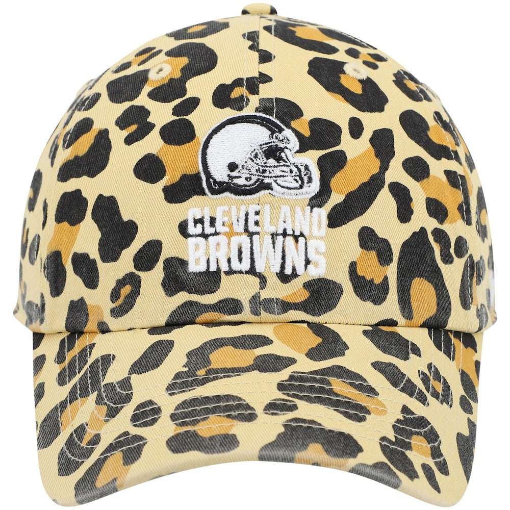 Cleveland Browns '47 Women's Bagheera Clean Up Allover Adjustable Hat - Tan for sale