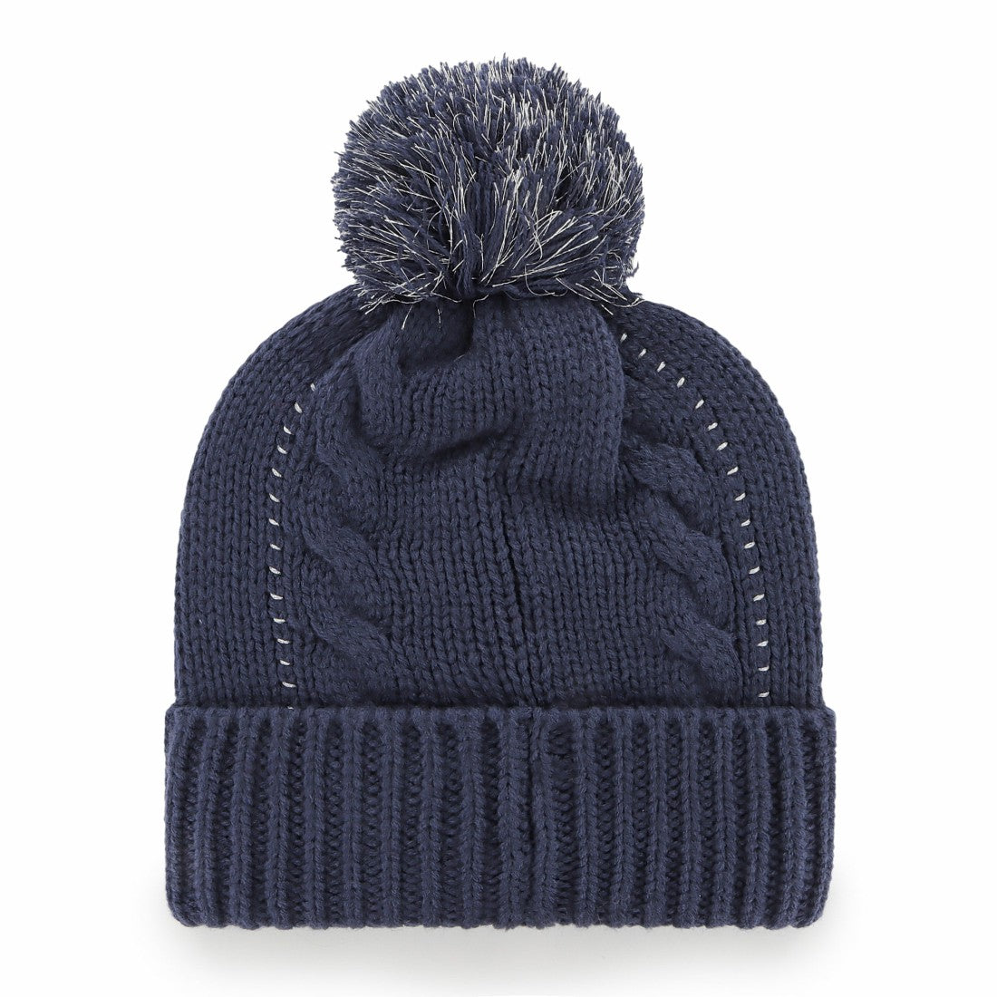 Tennessee Titans '47 Women's Bauble Cuffed Knit Hat with Pom - Navy outlet