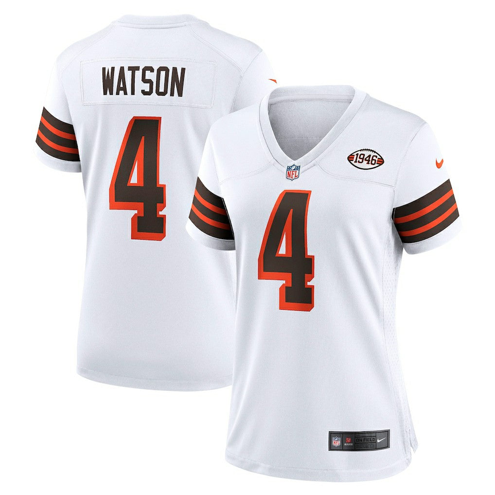 Deshaun Watson Cleveland Browns Women's Player Jersey - White for sale