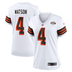 Deshaun Watson Cleveland Browns Women's Player Jersey - White for sale