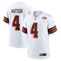 Deshaun Watson Cleveland Browns Alternate Game Jersey - White cheap