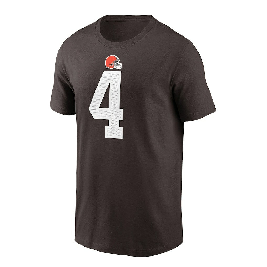 Deshaun Watson Cleveland Browns Player Name & Number T-Shirt - Brown for sale