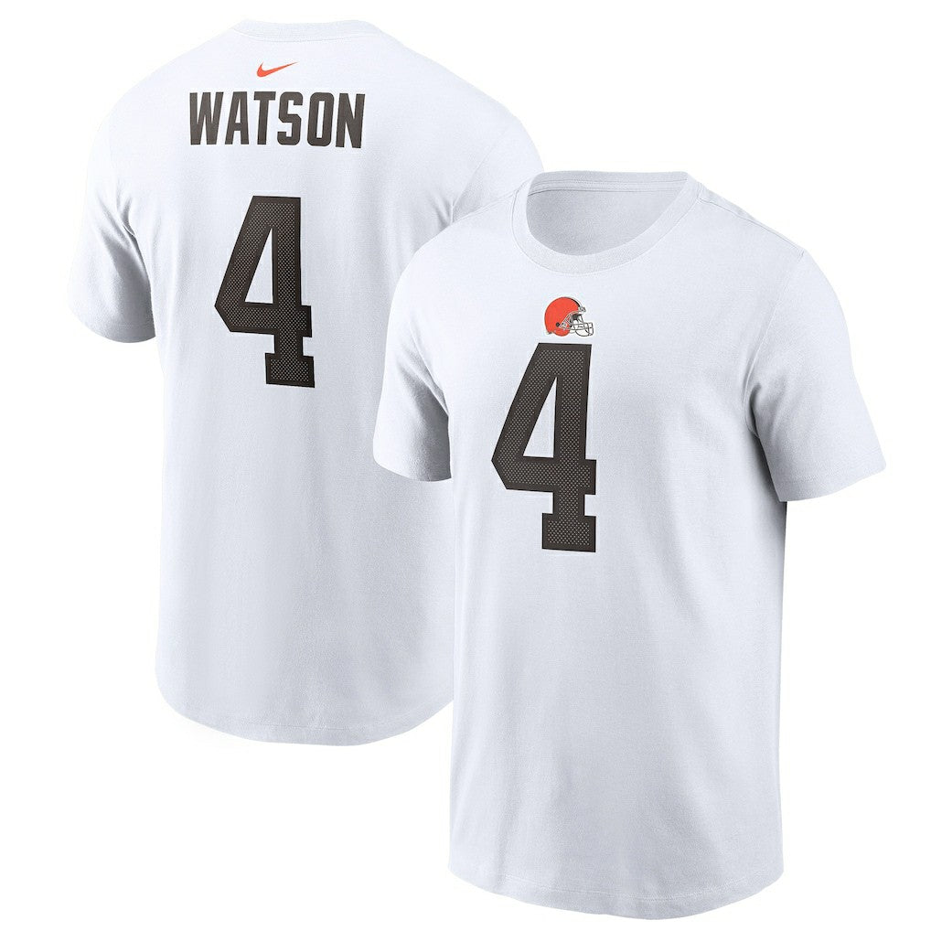 Deshaun Watson Cleveland Browns Player Name & Number T-Shirt - White online