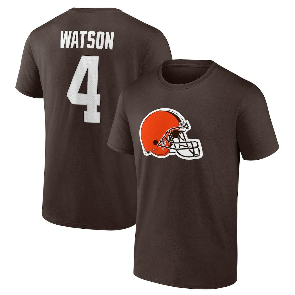 Deshaun Watson Cleveland Browns Player Icon Name & Number T-Shirt - Brown outlet
