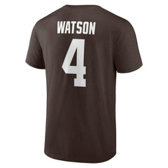 Deshaun Watson Cleveland Browns Player Icon Name & Number T-Shirt - Brown outlet