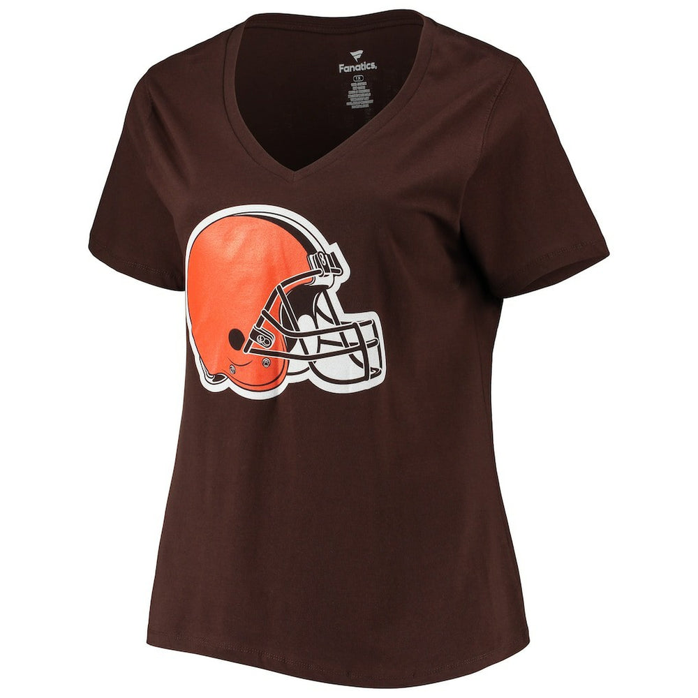 Deshaun Watson Cleveland Browns Women's Plus Size Player Name & Number V-Neck T-Shirt - Brown for sale