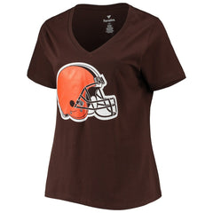 Deshaun Watson Cleveland Browns Women's Plus Size Player Name & Number V-Neck T-Shirt - Brown for sale