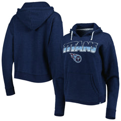 Tennessee Titans '47 Women's Color Rise Kennedy Notch Neck Pullover Hoodie - Navy outlet