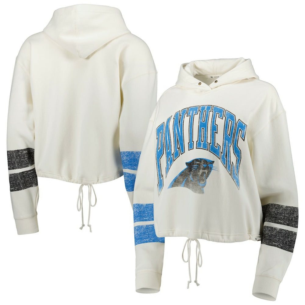 Carolina Panthers '47 Women's Harper Pullover Hoodie - Oatmeal sale