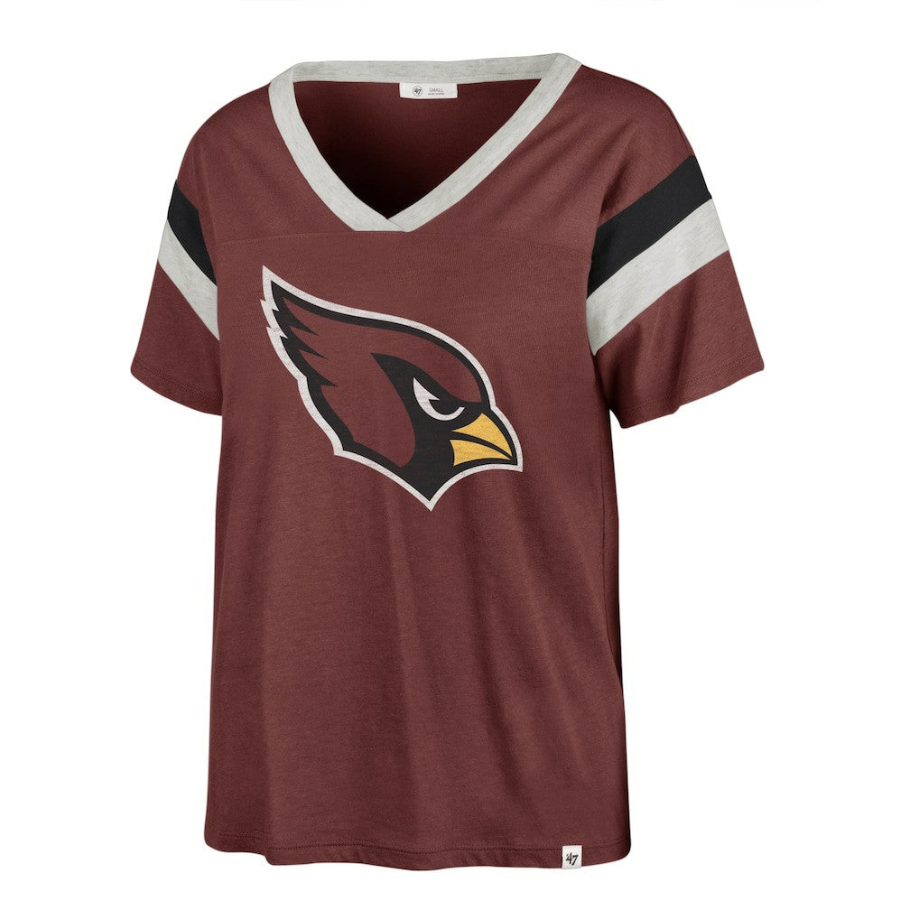 Arizona Cardinals '47 Women's Phoenix V-Neck T-Shirt - Cardinal discount