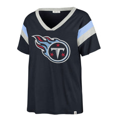 Tennessee Titans '47 Women's Phoenix V-Neck T-Shirt - Navy online