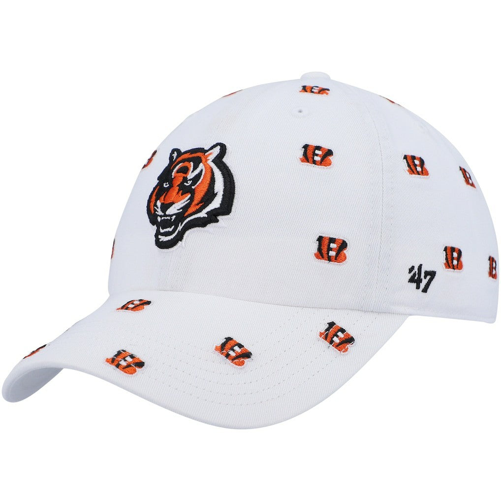 Cincinnati Bengals '47 Women's Confetti Clean Up Adjustable Hat - White cheap