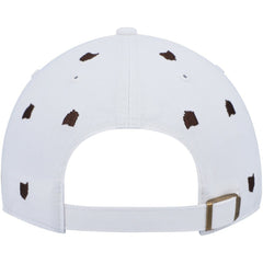 Cleveland Browns '47 Women's Confetti Clean Up Logo Adjustable Hat - White discount