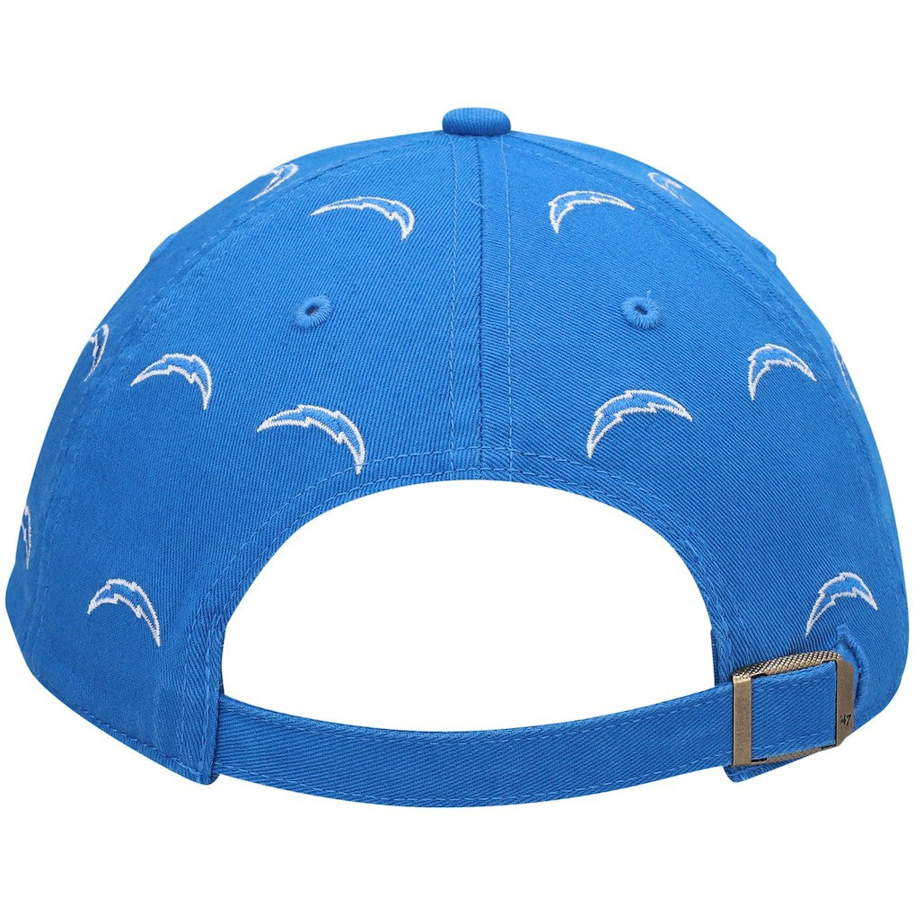 Los Angeles Chargers '47 Women's Confetti Clean Up Adjustable Hat - Powder Blue on sale
