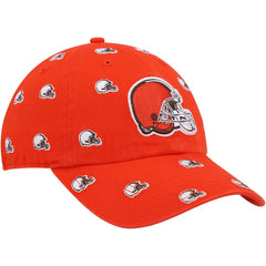 Cleveland Browns '47 Women's Confetti Clean Up Logo Adjustable Hat - Orange cheap